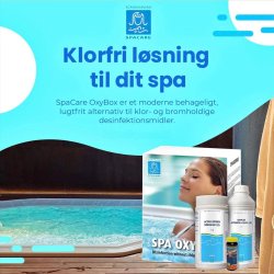 SpaCare Klorfri OxyBox Kemis�t til Udespa og Vildmarksbad